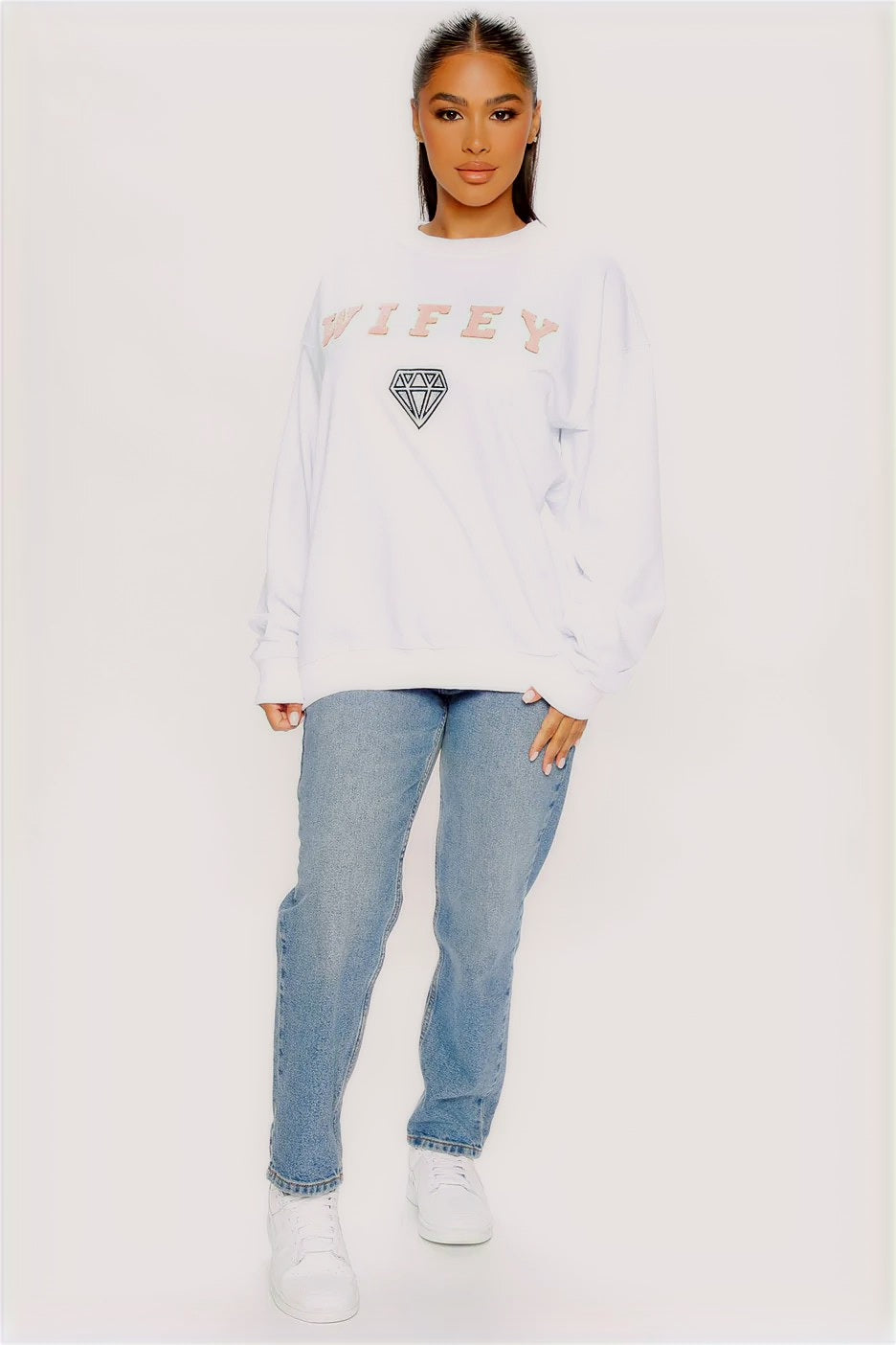 Wifey White Sweatshirt