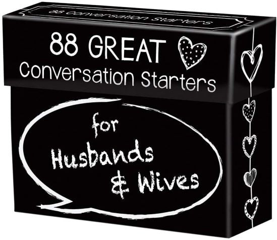 88 Great Conversation Starters For Husbands & Wives