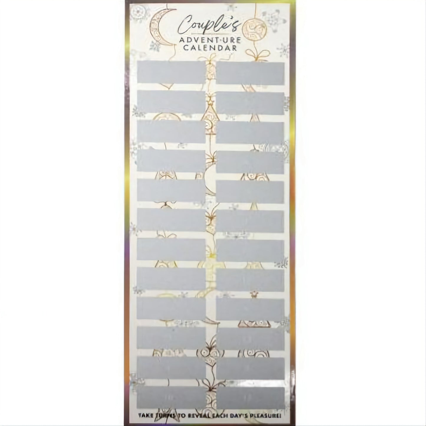 Couple's Advent-ure Scratch Calendar