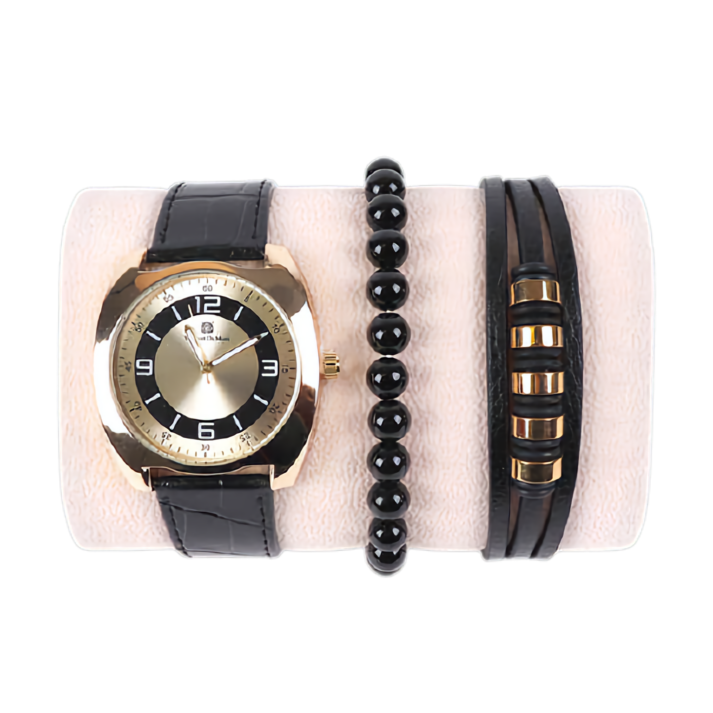 Men's Watch & Bracelet Set