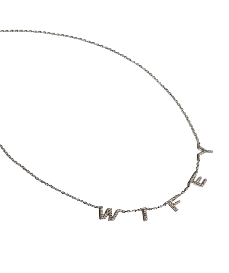 WIFEY Letter Necklacke
