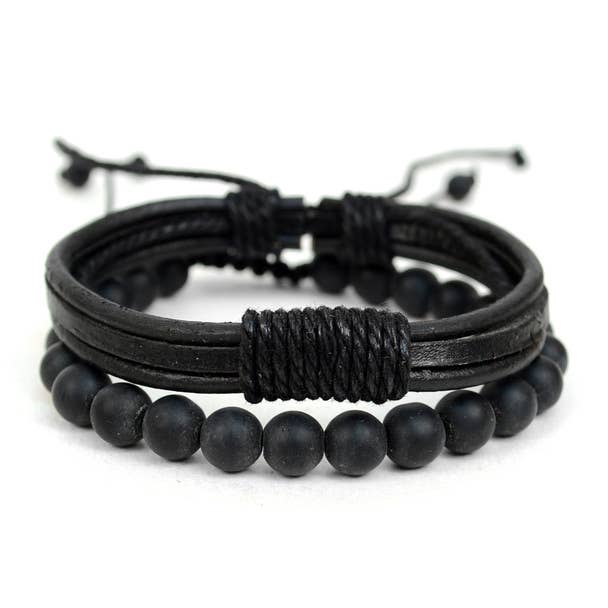 Men's Leather Bracelet 