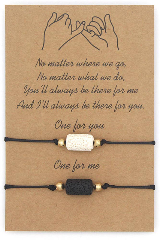 Couples Pinky Swear Wish Bracelets