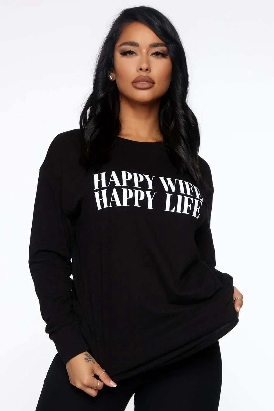 Happy Wife Happy Life Sweatshirt