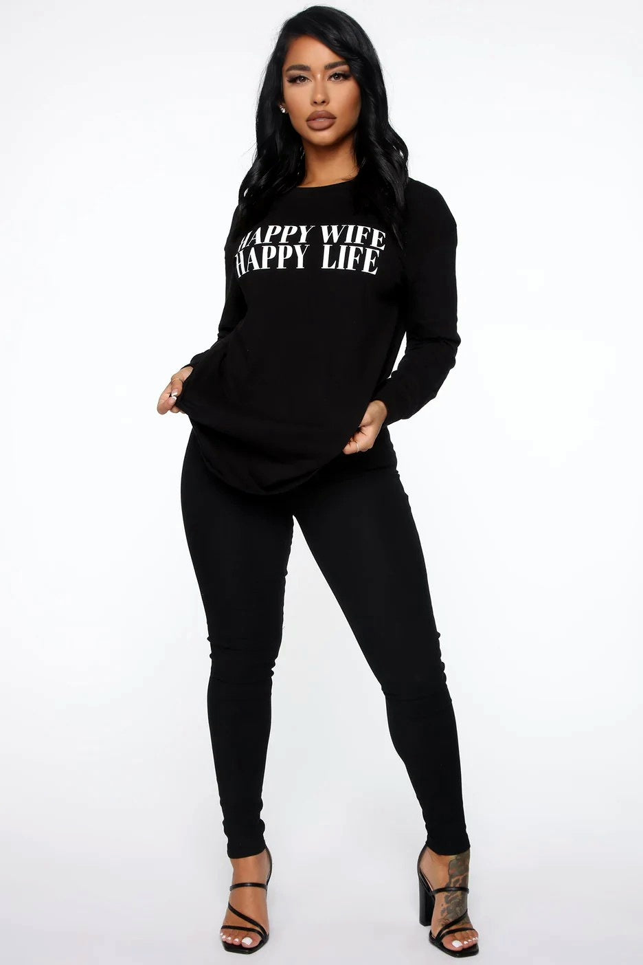 Happy Wife Happy Life Sweatshirt