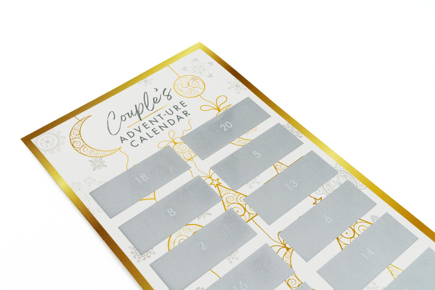 Couple's Advent-ure Scratch Calendar