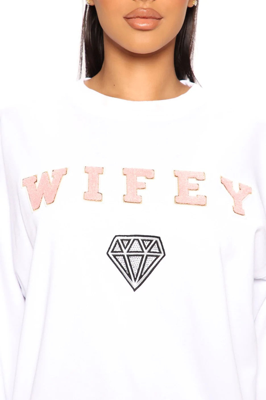 Wifey White Sweatshirt
